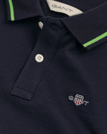 Μπλούζα Παιδική Πικέ Πόλο Tipped Shield (Outlet) GANT